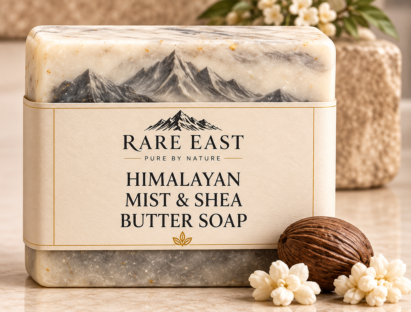 Himalayan Mist and Shea Butter soap bar