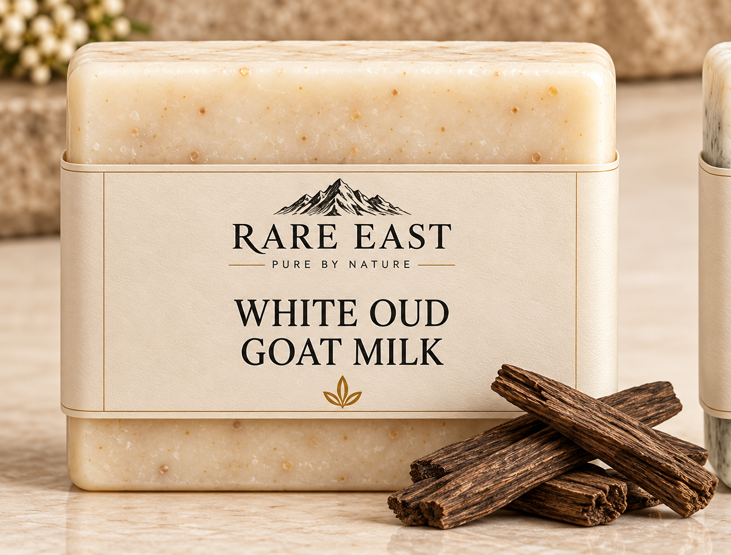 White Oud Goat Milk soap bar